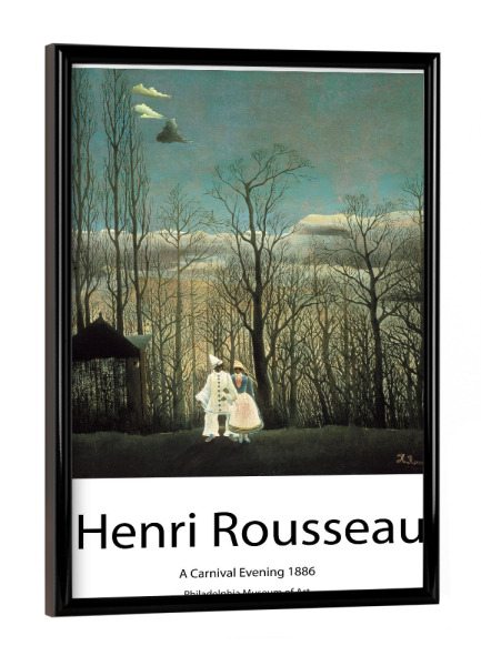 Poster mit schwarzem Rahmen "Henri Rousseau b" artboxONE - Abstrakt
