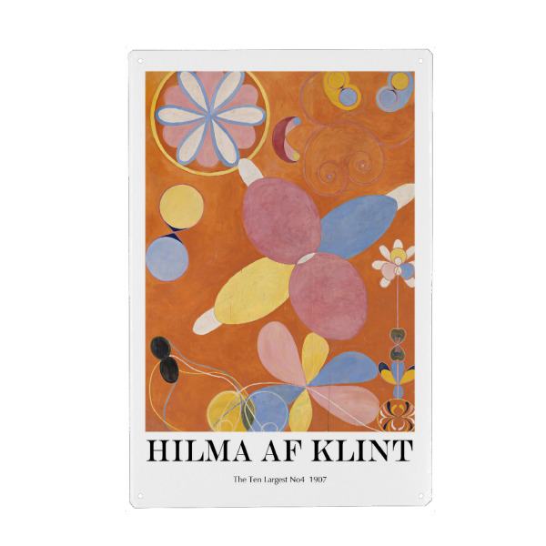 Metall Poster "Hilma af Klint K" artboxONE - Abstrakt