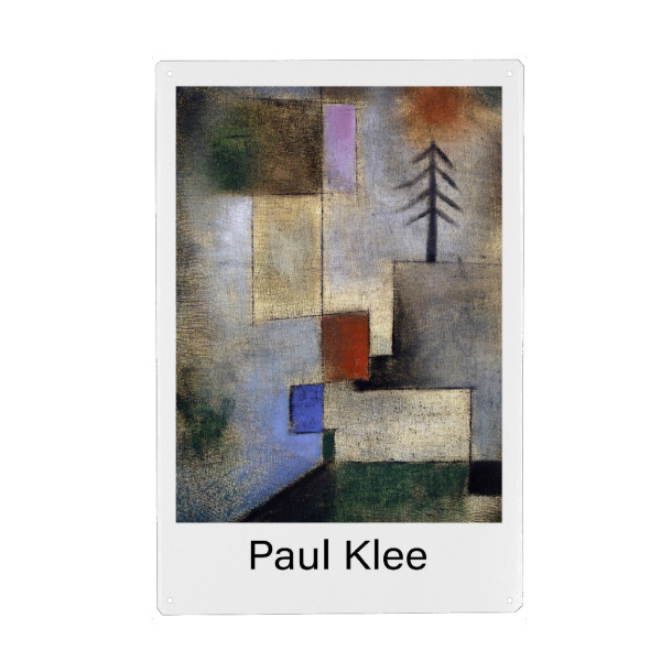 Holzbild "Paul Klee" artboxONE - Abstrakt - Kunst,Maler,Berühmtheit,Illustration,Dekorative,Wohnkultur,Maler,20. jahrhundert
