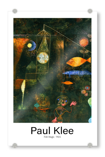Acrylglasbild "Paul Klee m" artboxONE - Tiere,Abstrakt,Unterwasser