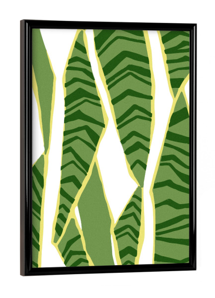 Poster mit schwarzem Rahmen "Abstract geometric patterns" artboxONE - Floral