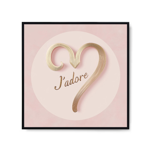 J'adore" Rosa Luxus