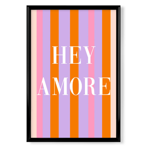 Streifenkunst Hey Amore