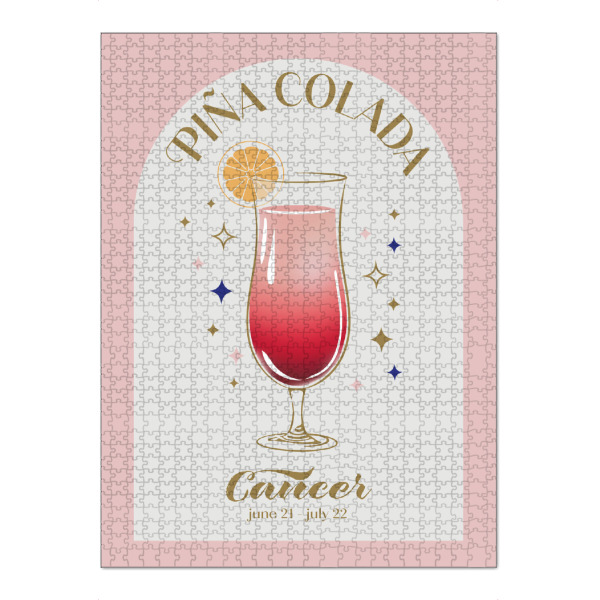 Puzzle Ravensburger "Piña Colada Cocktail Zodiac Sign" artboxONE - Essen & Trinken,Essen & Trinken / Alkohol