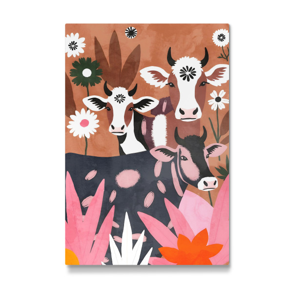 Galerie-Print "Pichwai Twist Cows Farm Animals" 30x20 cm artboxONE