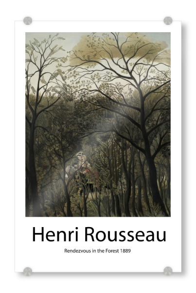 Acrylglasbild "Henri Rousseau g" artboxONE - Natur,Abstrakt