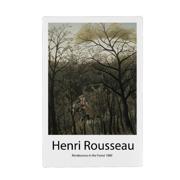 Holzbild "Henri Rousseau g" artboxONE - Natur,Abstrakt