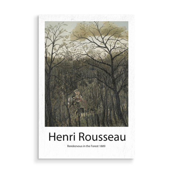 Holzbild "Henri Rousseau g" artboxONE - Natur,Abstrakt
