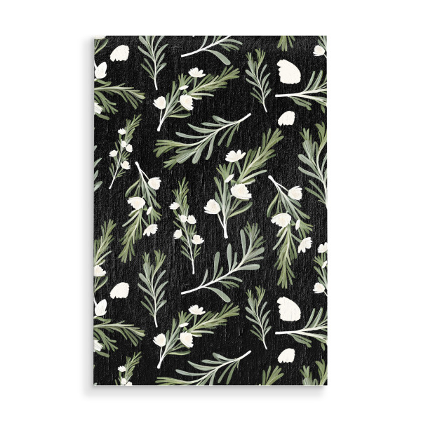 Holzbild "Dark Mode, But Make It Floral" artboxONE - Natur