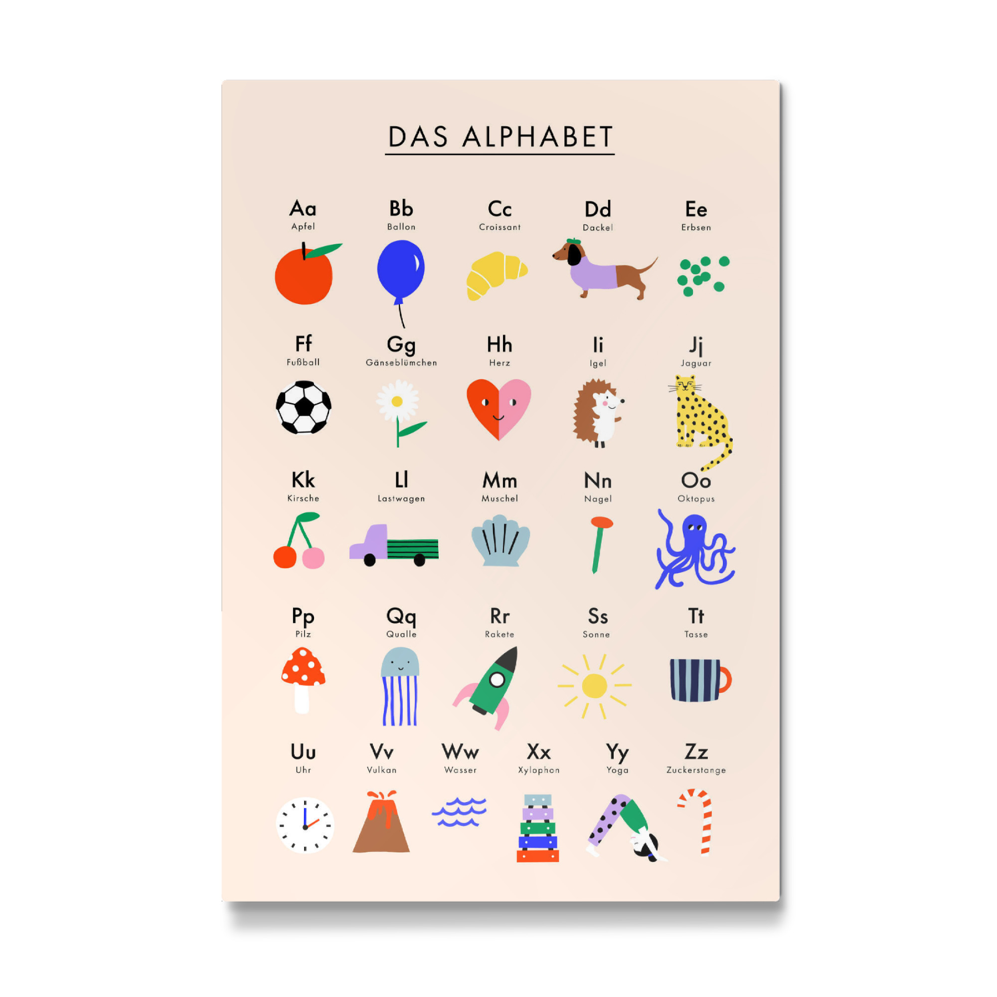 Galerie-Print "ABC Alphabet" 75x50 cm artboxONE