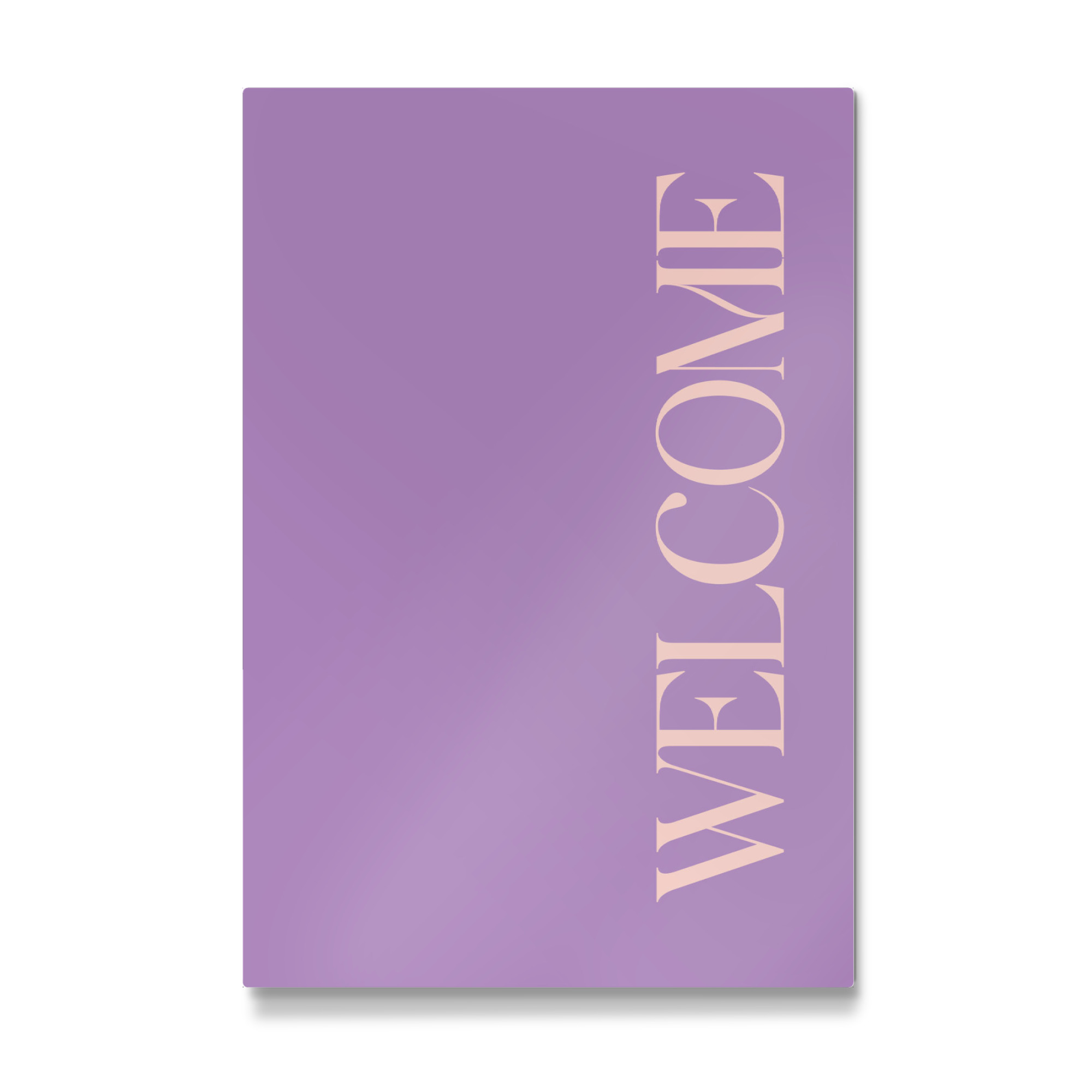 Galerie-Print "Welcome purple" 75x50 cm artboxONE