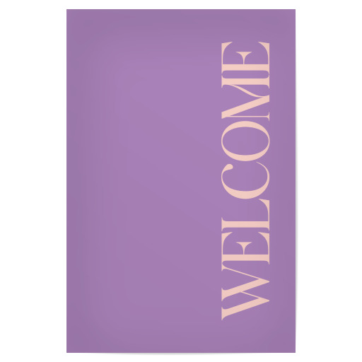 Welcome Purple Welcome Purple