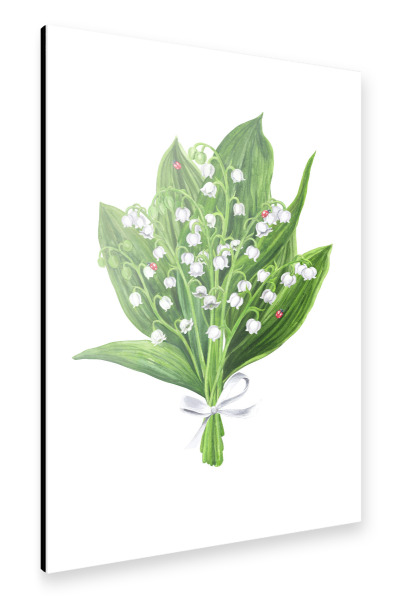 Alu-Dibond "Strauß von Lilly" 75x50 cm artboxONE