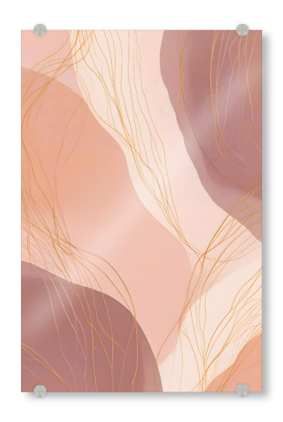 Acrylglasbild "Rouge trifft Boujee" artboxONE - Abstrakt