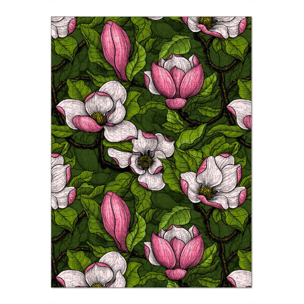 Puzzle Ravensburger "Blühende Magnolie g" artboxONE - Floral
