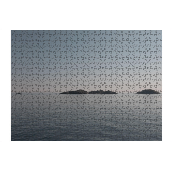 Puzzle Ravensburger "Lofoten Skerries" artboxONE - Natur,Reise - Inseln,Schären,Norwegische küste,Norwegen,Skandinavien,Meer - Bild inseln