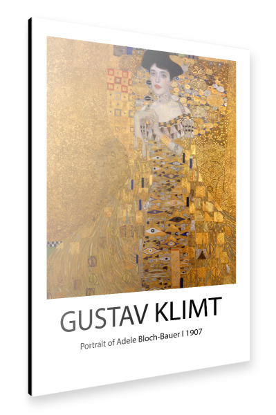 Alu-Dibond "Gustav Klimt Porträt von Adele" 30x20 cm artboxONE