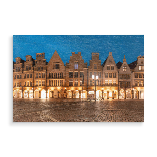 Holzbild "Prinzipalmarkt Münster" artboxONE - Städte,Architektur