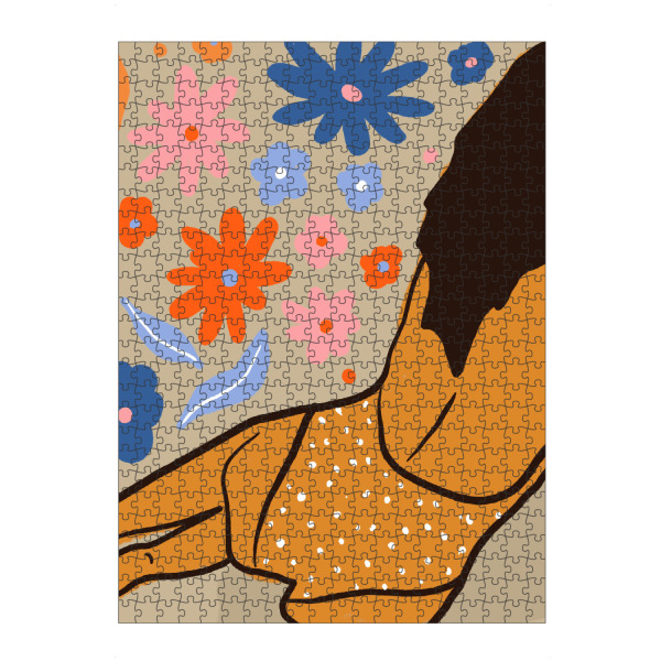 Puzzle Ravensburger "Entspannte Sommerstimmung" artboxONE - Floral,Menschen