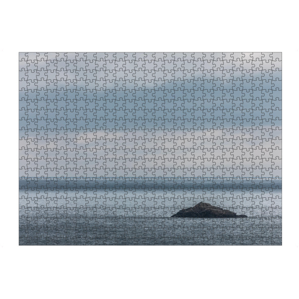Puzzle Ravensburger "Northern Skerry" artboxONE - Natur,Reise / Strand und Meer - Schäre,Insel,Fels,Meer,Norwegen,Skandinavien,Ozean,Horizont