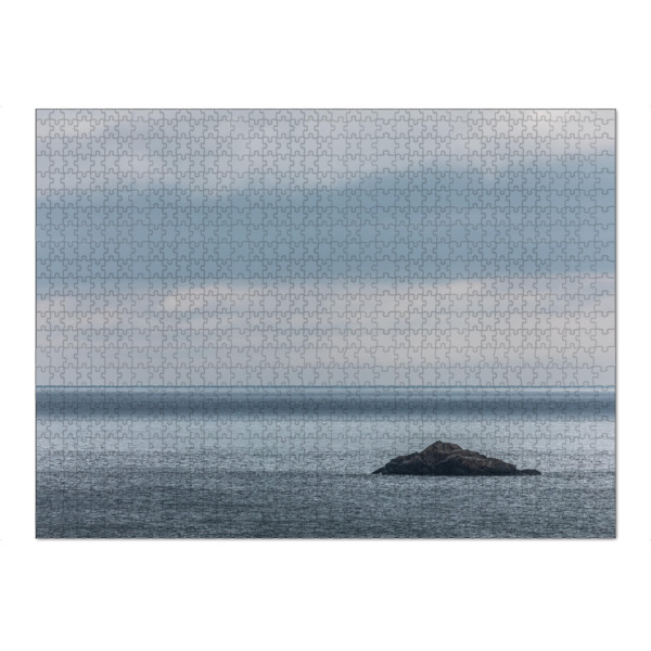Puzzle Ravensburger "Northern Skerry" artboxONE - Natur,Reise / Strand und Meer - Schäre,Insel,Fels,Meer,Norwegen,Skandinavien,Ozean,Horizont