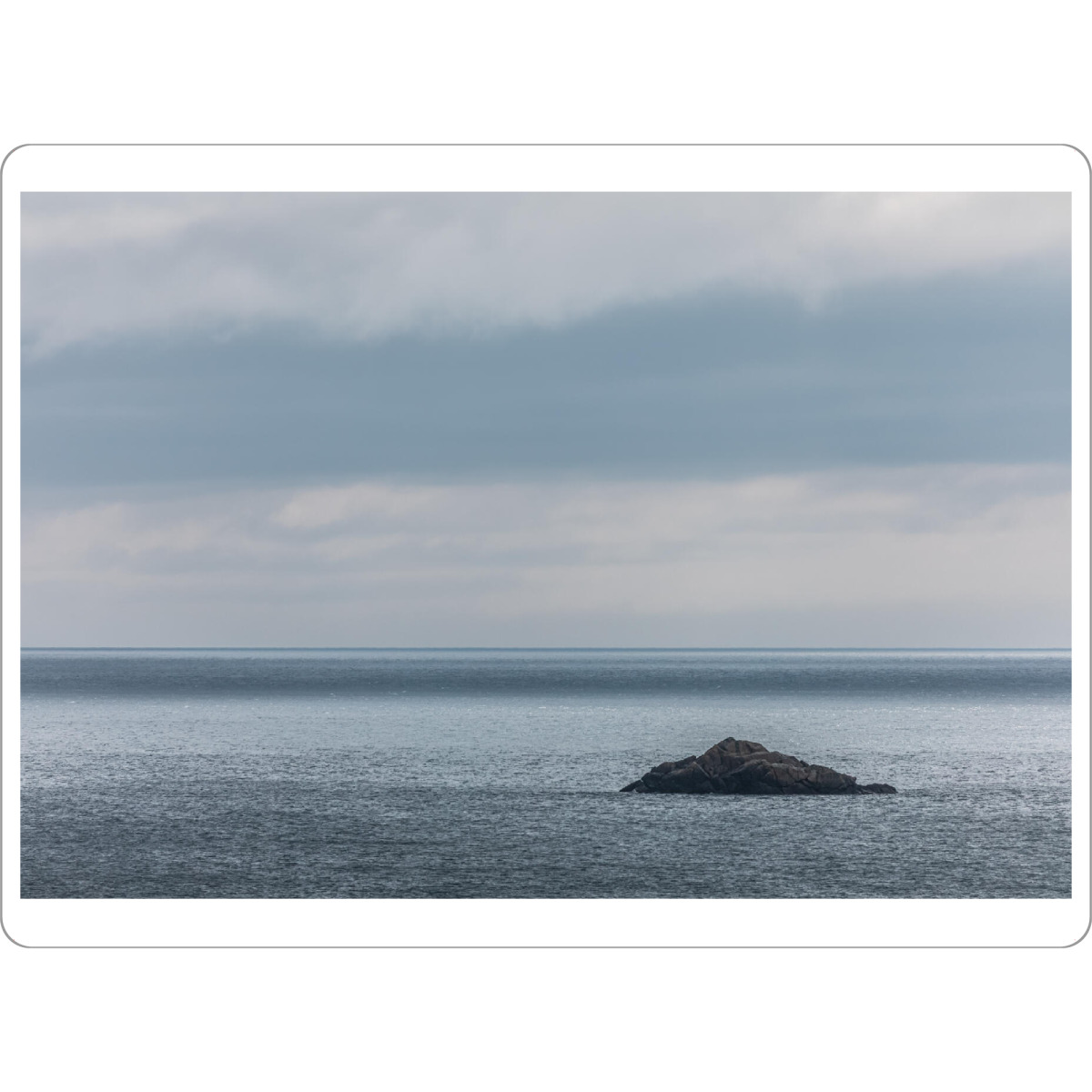 Tischset "Northern Skerry" artboxONE - Natur,Reise / Strand und Meer - Schäre,Insel,Fels,Meer,Norwegen,Skandinavien,Ozean,Horizont - Bild schäre