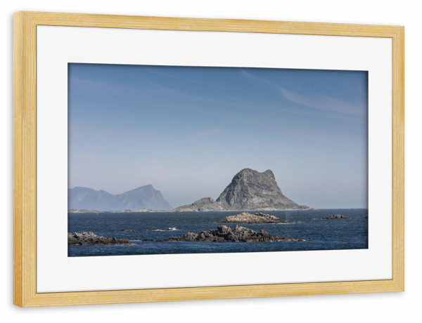 Poster mit Rahmen kiefer "Skerries and Islands" artboxONE - Natur,Reise / Strand und Meer