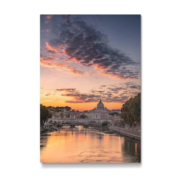 Galerie-Print "Sonnenuntergang über Rom" 75x50 cm artboxONE