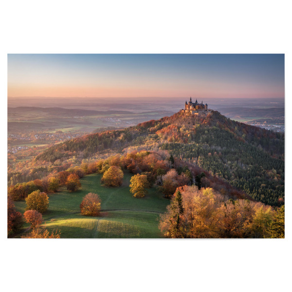 Poster "Schloss Hohenzollern im Herbst" artboxONE - Natur,Reise,Architektur,Reise / Länder