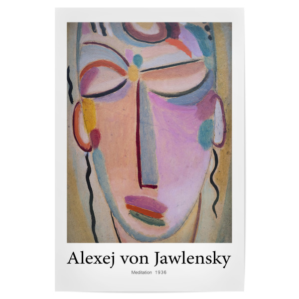 Poster 30x20 cm "Alexej von Jawlensky Meditation" artboxONE - Abstrakt