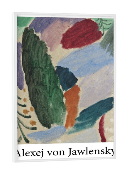 Poster mit weißem Rahmen "Alexej von Jawlensky D" artboxONE - Abstrakt