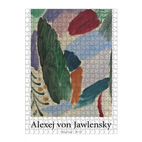 Puzzle Ravensburger "Alexej von Jawlensky D" artboxONE - Abstrakt - Kunst,Maler,Berühmtheit,Illustration,Dekorative,Wohnkultur,Maler,20. jahrhundert