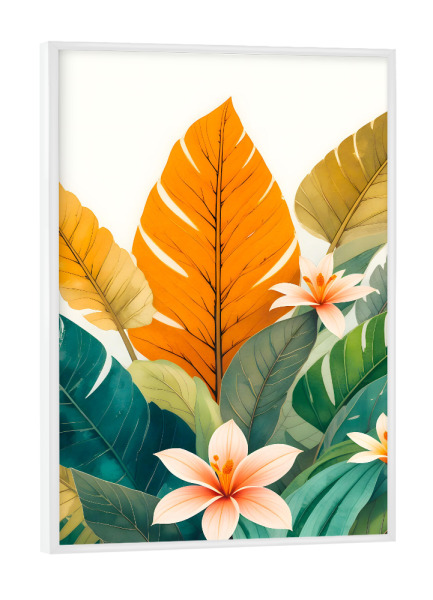 Poster mit weißem Rahmen "In meiner Gartenzeit" artboxONE - Natur,Floral