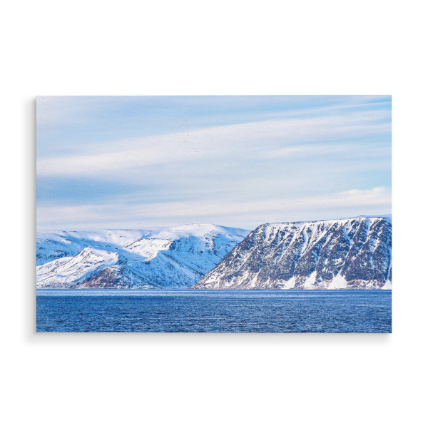 Holzbild "Berge und Felsen im Winter" artboxONE - Natur,Reise,Reise / Strand und Meer,Reise / Länder