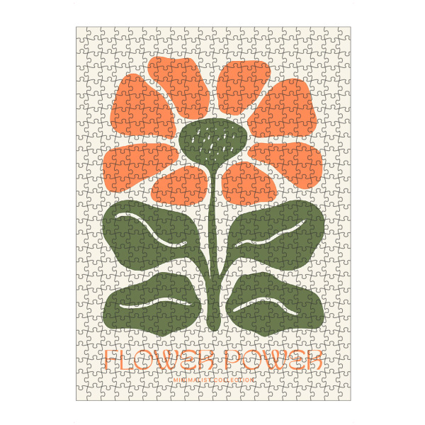 Puzzle Ravensburger "Flower Power Minimalismus" artboxONE - Floral,Abstrakt