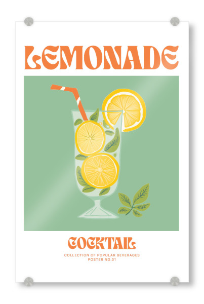 Acrylglasbild "Erfrischende Limonade" artboxONE - Essen & Trinken,Essen & Trinken / Alkohol
