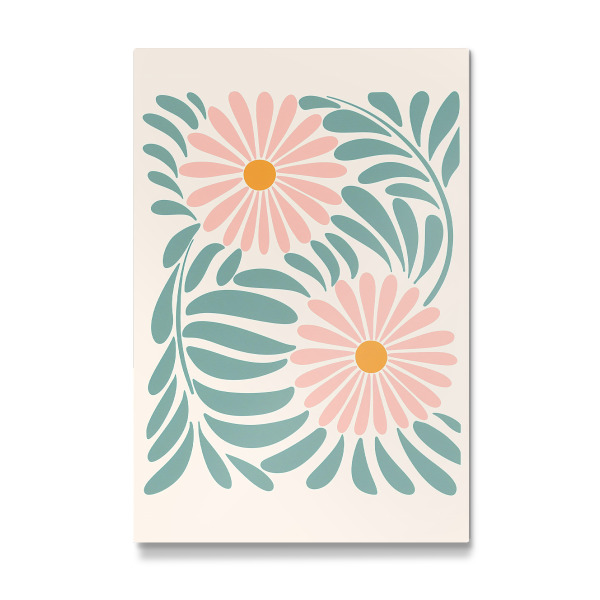 Galerie-Print "Stilisierte Blumenfrische" 75x50 cm artboxONE