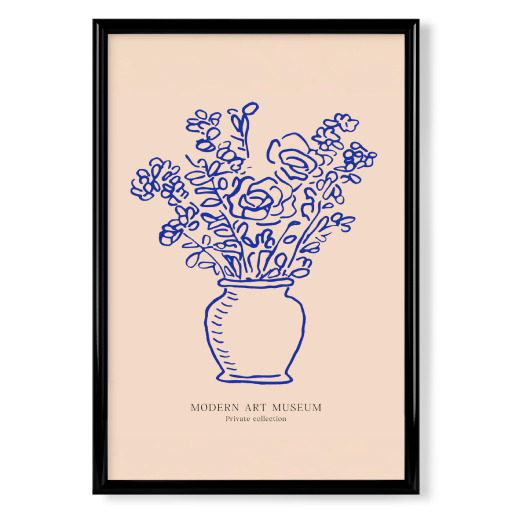 Line Art Floral Beauty