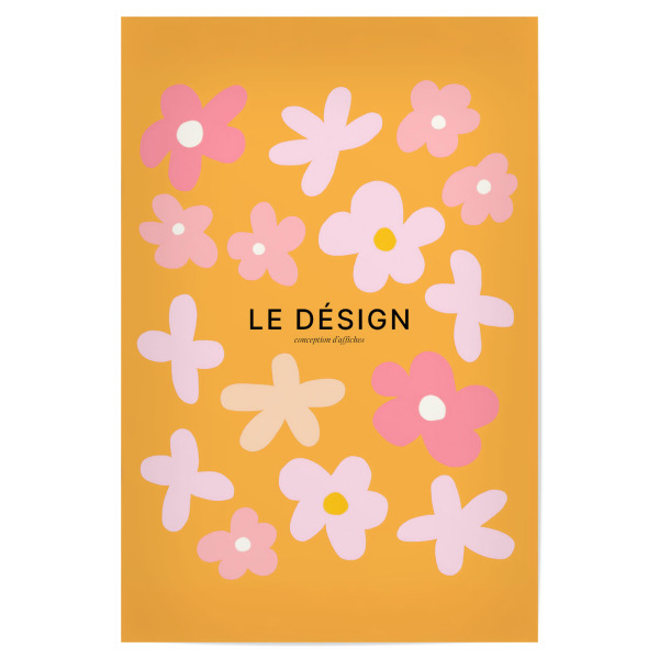 Poster "Le Design Fleuri" artboxONE - Floral,Abstrakt