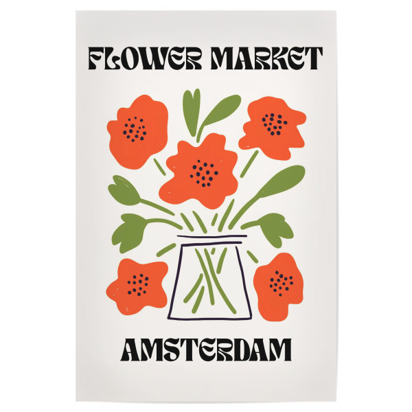 Poster 30x20 cm "Blooms of Amsterdam" artboxONE - Floral,Abstrakt