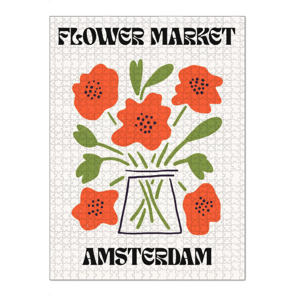 Puzzle Ravensburger "Blooms of Amsterdam" artboxONE - Floral,Abstrakt