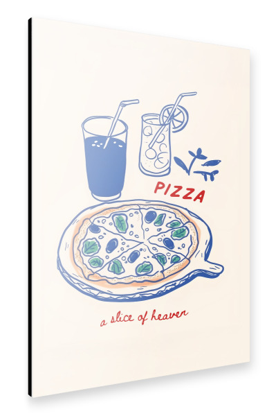 Alu-Dibond "A Slice of Heaven" 30x20 cm artboxONE