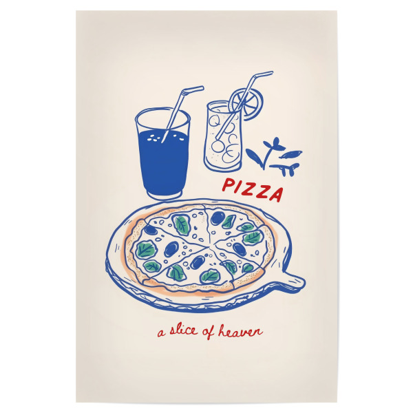 Poster 30x20 cm "A Slice of Heaven" artboxONE - Essen & Trinken,Essen & Trinken / Obst & Gemüse