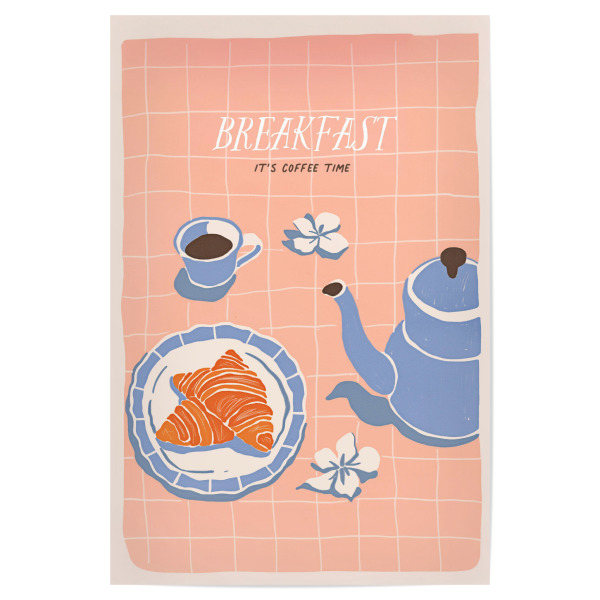 Poster "Breakfast Bliss" artboxONE - Essen & Trinken