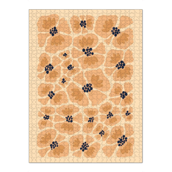 Puzzle Ravensburger "Caramel Petal Field" artboxONE - Floral,Abstrakt