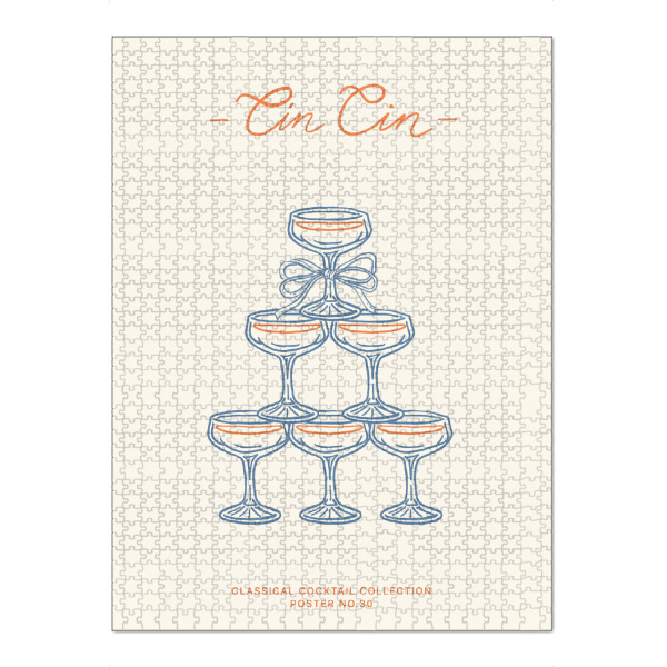 Puzzle Ravensburger "Cin Cin Celebration" artboxONE - Essen & Trinken,Essen & Trinken / Alkohol