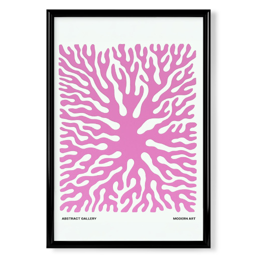 Organic Shapes in Pink