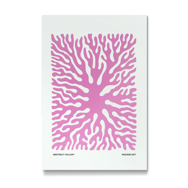 Galerie-Print "Organische Formen in Pink" 75x50 cm artboxONE