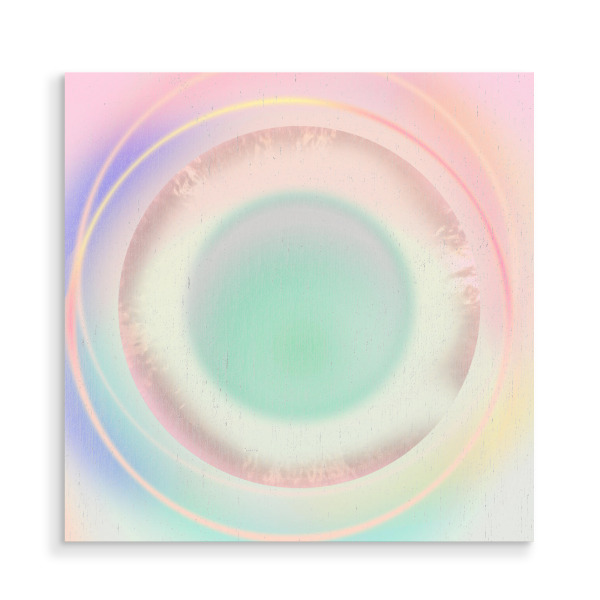 Holzbild "PEACE Gong" artboxONE - Geometrie