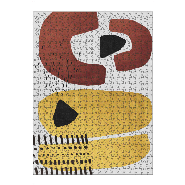Puzzle Ravensburger "Abstract shapes in earthy tones" artboxONE - Abstrakt,Geometrie
